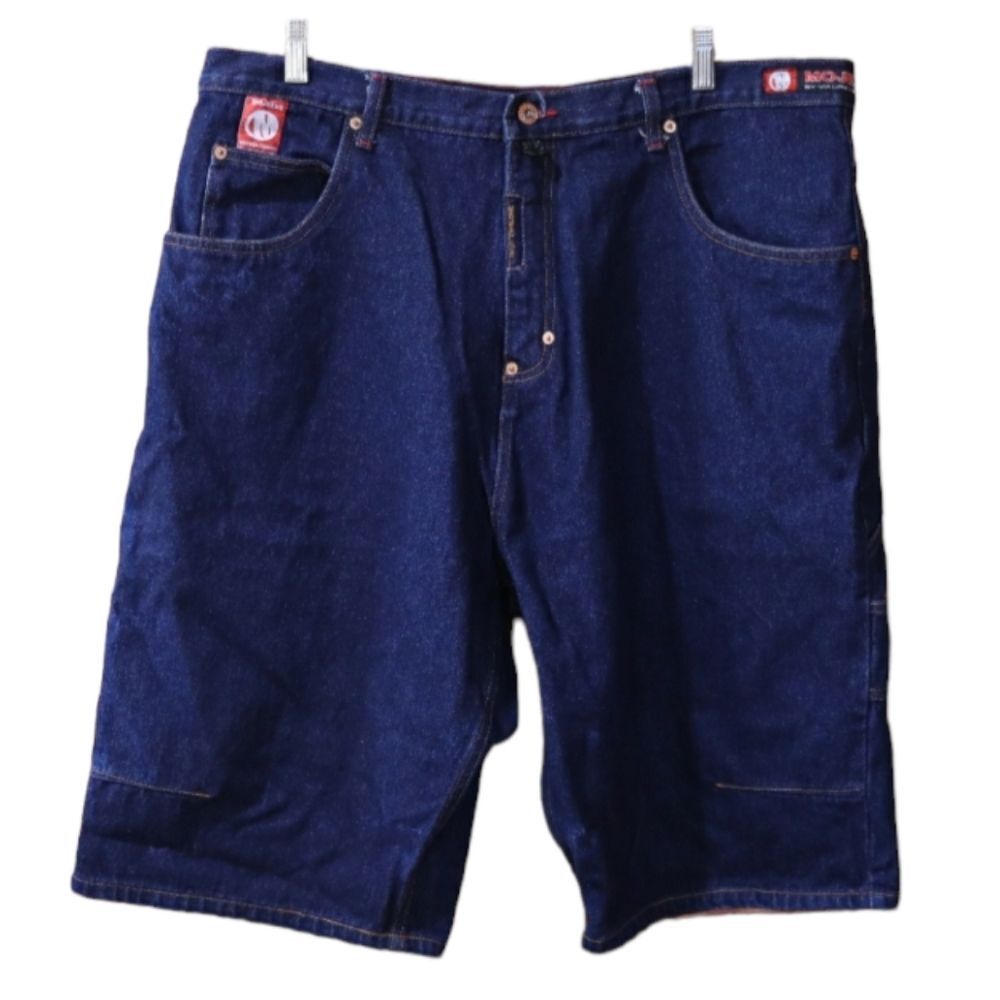 Mo Jeans Vintage 90s Streetwear Baggy Jean Shorts Hip Hop Style Size 40